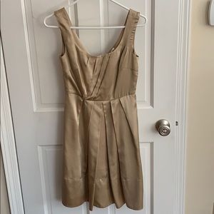 Banana Republic Gold Cocktail Dress
